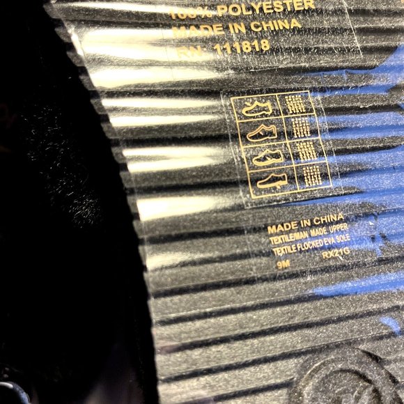 NWOB MICHAEL KORS Scarlett Chain Link Faux Fur Slide Sandal Black Fuzzy Furry - Picture 10 of 10